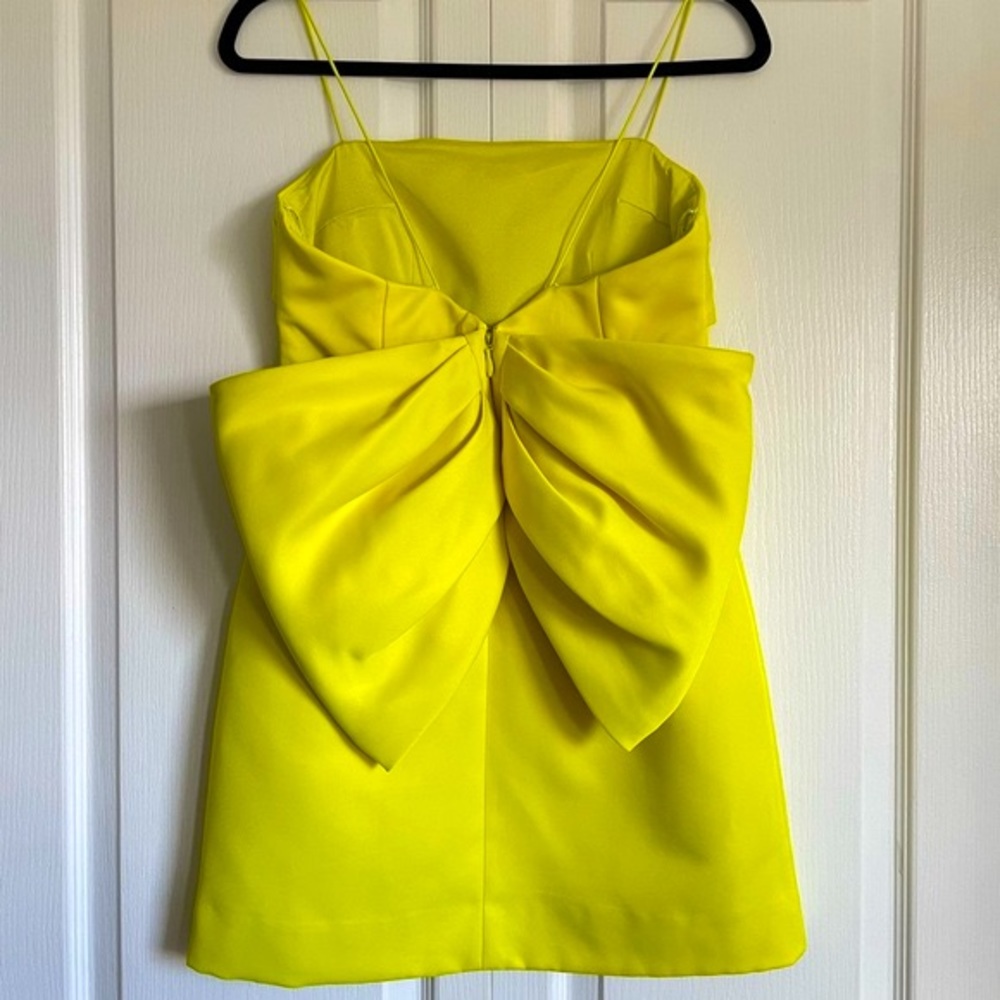 SHEIKE Women’s Amy Bow Back Dress in Citrus - Size US 4 (AU 8) - Picture 10 of 13